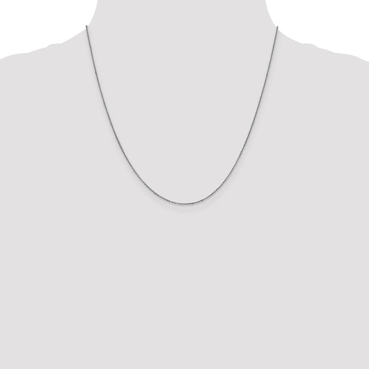 Gold 0.8mm Singapore Chain, 20"
