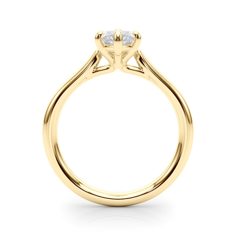 2.00CT 14K Gold Low Set Marquise Cut Solitaire Ring - Engagement rings - Design Jewellers Edmonton