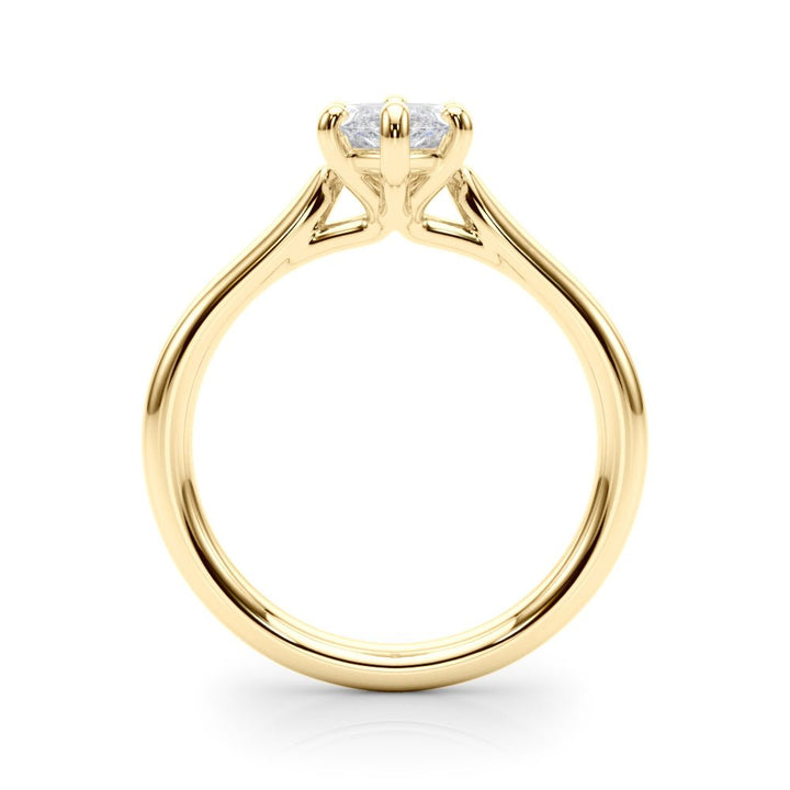 2.00CT 14K Gold Low Set Marquise Cut Solitaire Ring - Engagement rings - Design Jewellers Edmonton