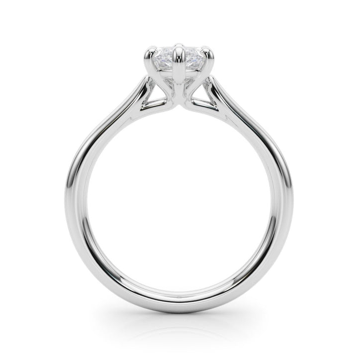 2.00CT 14K Gold Low Set Marquise Cut Solitaire Ring - Engagement rings - Design Jewellers Edmonton