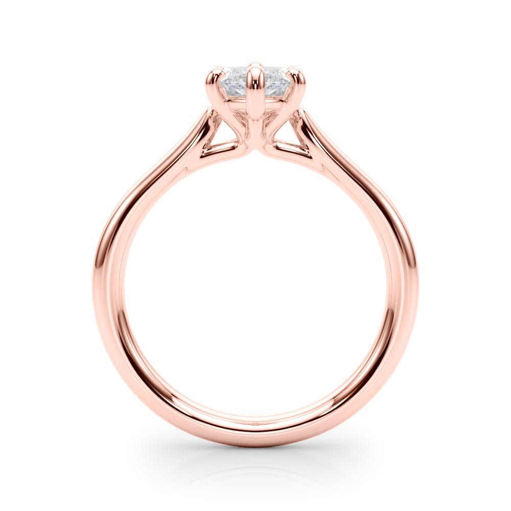 2.00CT 14K Gold Low Set Marquise Cut Solitaire Ring - Engagement rings - Design Jewellers Edmonton