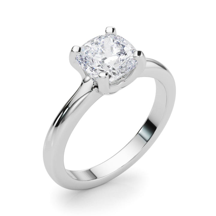 2.00CT 14K Gold Low Set Round Brilliant Cut Solitaire Ring - Engagement rings - Design Jewellers Edmonton