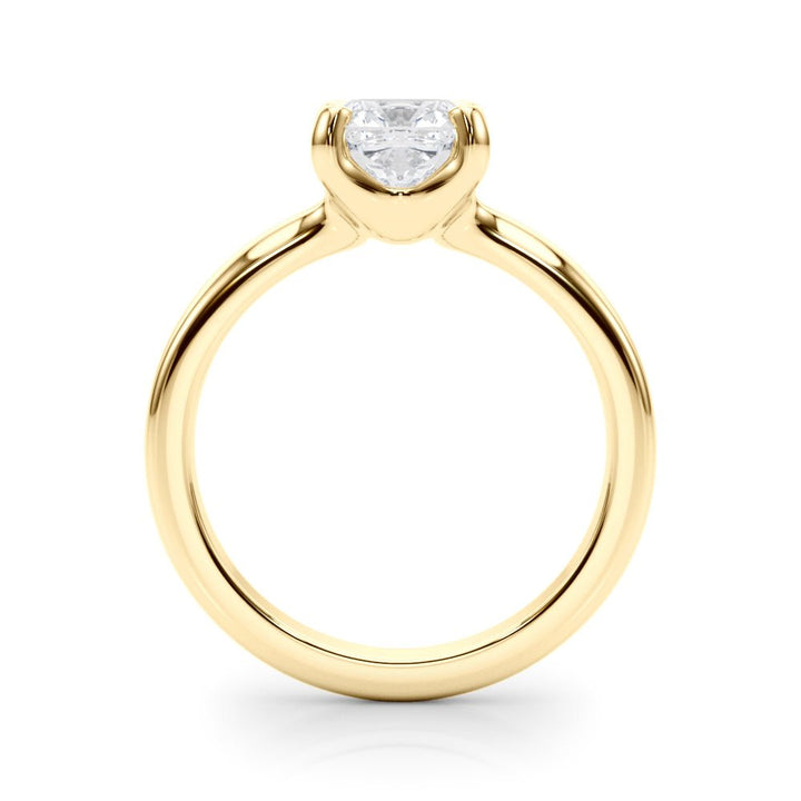 2.00CT 14K Gold Low Set Round Brilliant Cut Solitaire Ring - Engagement rings - Design Jewellers Edmonton