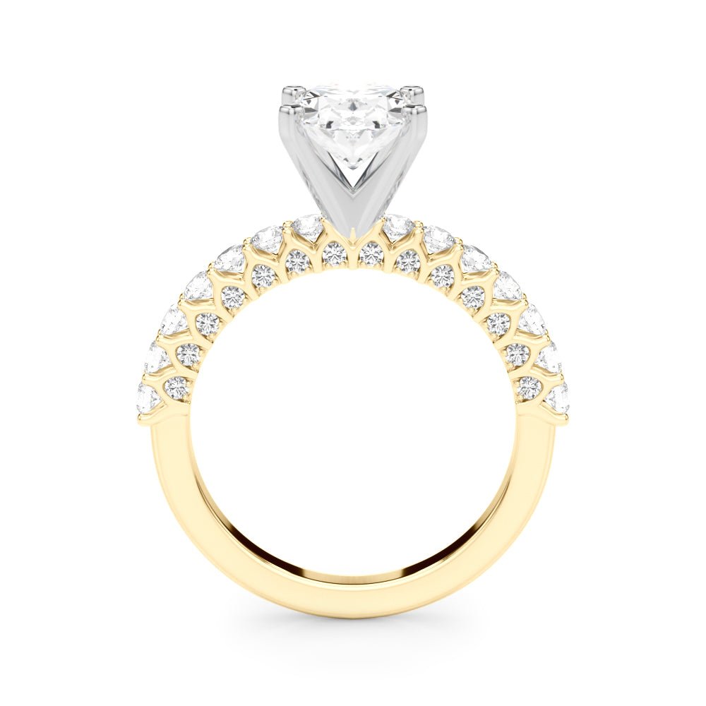 2.00CT 14K Oval Brilliant Diamond Ring Design - Engagement rings - Design Jewellers Edmonton