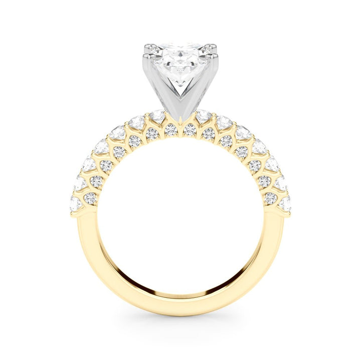 2.00CT 14K Oval Brilliant Diamond Ring Design - Engagement rings - Design Jewellers Edmonton