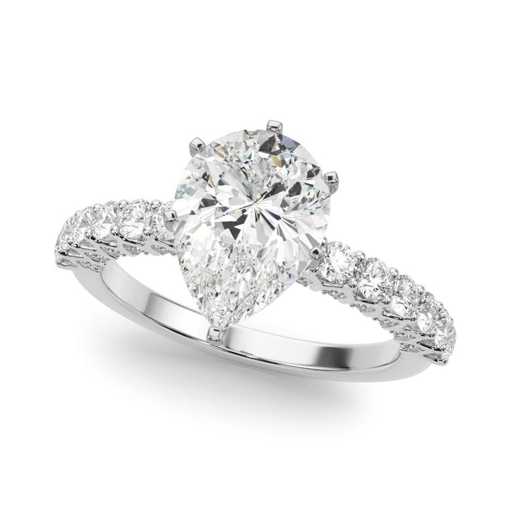 2.00CT 14K Pear Shape Diamond Ring Design - Engagement rings - Design Jewellers Edmonton