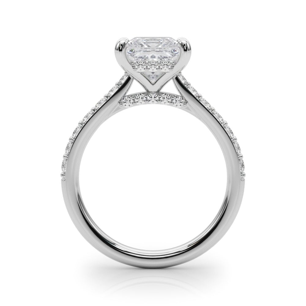 2.00CT 14K Princess Cut Diamond Design Accented by Round Diamonds - Engagement rings - Design Jewellers Edmonton