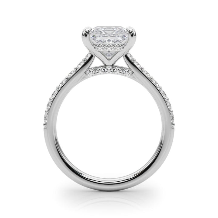 2.00CT 14K Princess Cut Diamond Design Accented by Round Diamonds - Engagement rings - Design Jewellers Edmonton