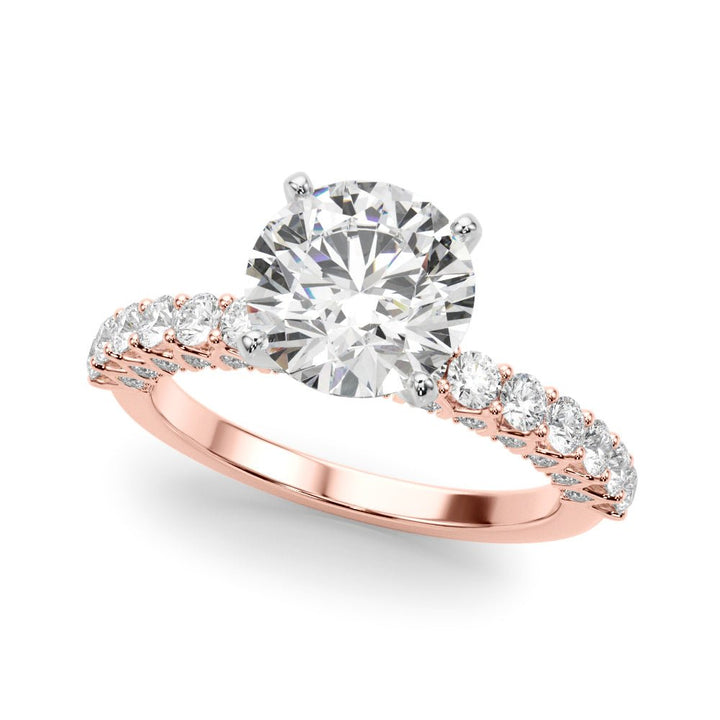 2.00CT 14K Round Brilliant Diamond Ring Design - Engagement rings - Design Jewellers Edmonton