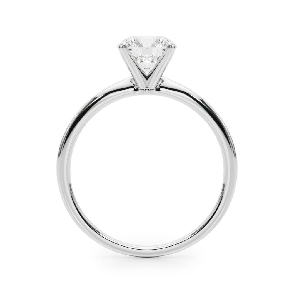 2.00CT 14K Traditional 14K t. Slim Mount Design Round Brilliant Solitaire - Engagement rings - Design Jewellers Edmonton