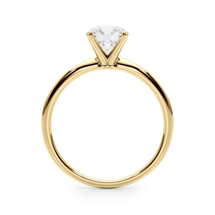 2.00CT 14K Traditional 14K t. Slim Mount Design Round Brilliant Solitaire - Engagement rings - Design Jewellers Edmonton