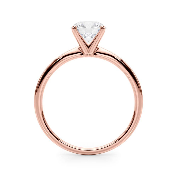 2.00CT 14K Traditional 14K t. Slim Mount Design Round Brilliant Solitaire - Engagement rings - Design Jewellers Edmonton