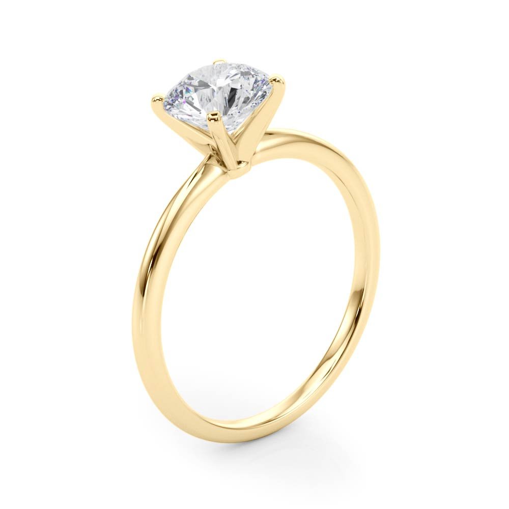 2.00CT 14K Traditional 14K t. Slim Mount Design Round Brilliant Solitaire - Engagement rings - Design Jewellers Edmonton