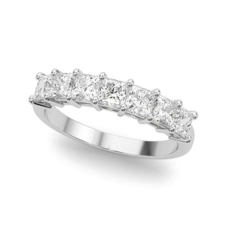 2.00CTW 14K Gold 5 Stone Princess Cut Diamond Band - Diamond Ring - Design Jewellers Edmonton