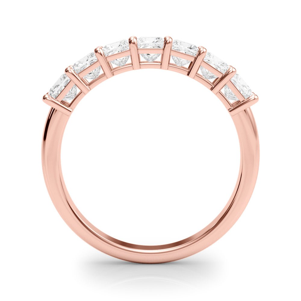 2.00CTW 14K Gold 5 Stone Princess Cut Diamond Band - Diamond Ring - Design Jewellers Edmonton