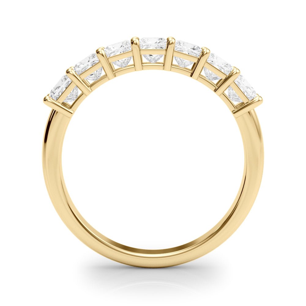 2.00CTW 14K Gold 5 Stone Princess Cut Diamond Band - Diamond Ring - Design Jewellers Edmonton