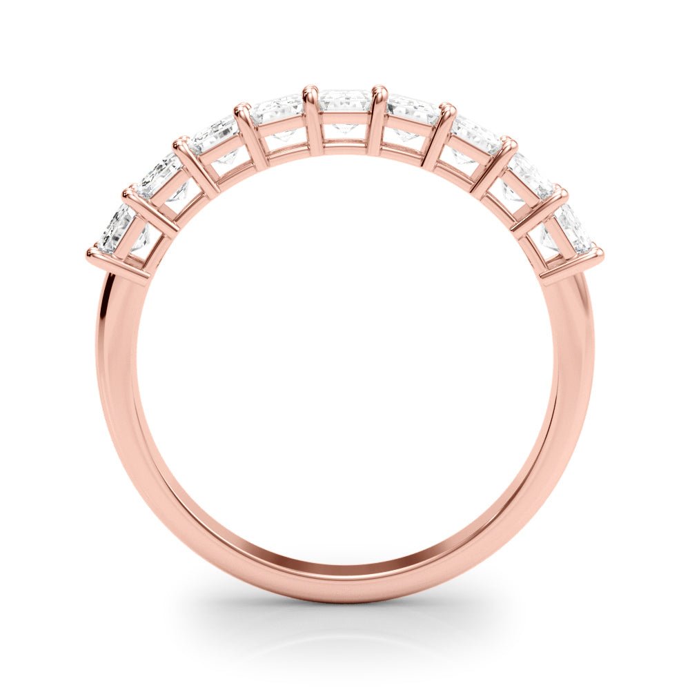 2.00CTW 14K Gold 9 Stone Emerald Cut Diamond Band - Diamond Ring - Design Jewellers Edmonton