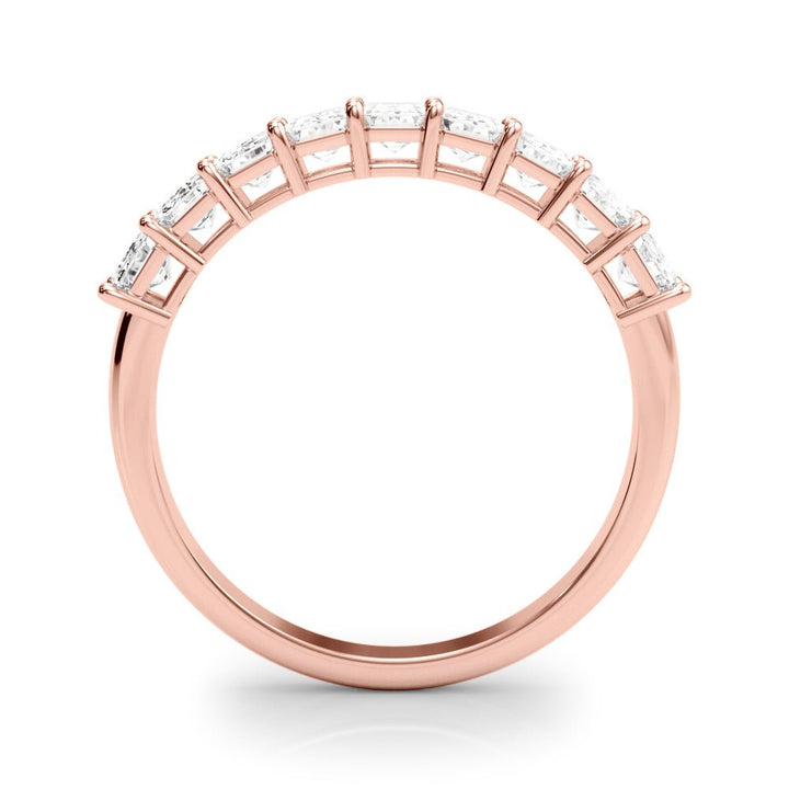 2.00CTW 14K Gold 9 Stone Emerald Cut Diamond Band - Diamond Ring - Design Jewellers Edmonton