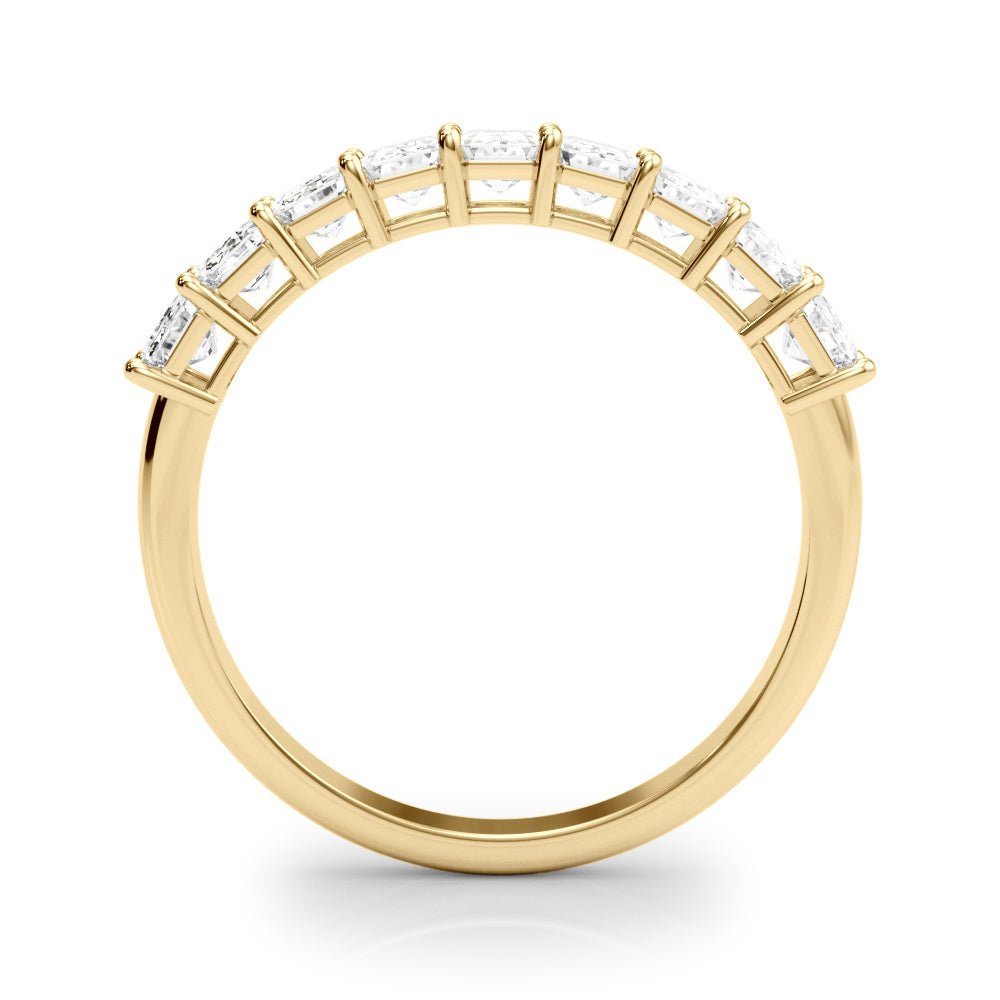 2.00CTW 14K Gold 9 Stone Emerald Cut Diamond Band - Diamond Ring - Design Jewellers Edmonton
