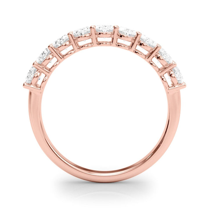 2.00CTW 14K Gold 9 Stone Oval Diamond Band - Diamond Ring - Design Jewellers Edmonton