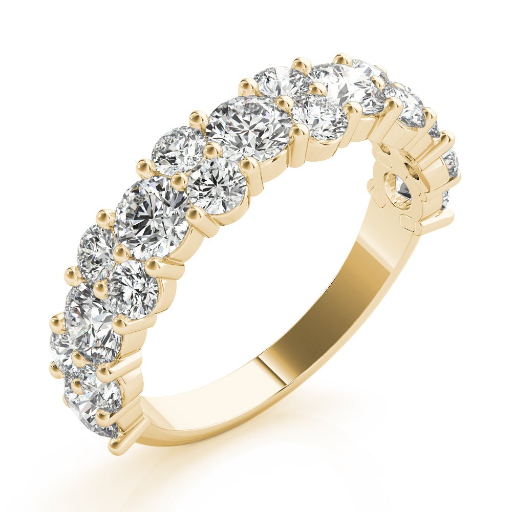 2.18CT Shared Prong Wedding Ring - Wedding Band - Design Jewellers Edmonton