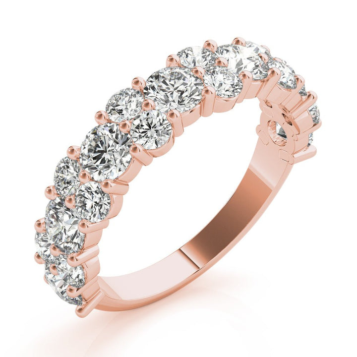 2.18CT Shared Prong Wedding Ring - Wedding Band - Design Jewellers Edmonton