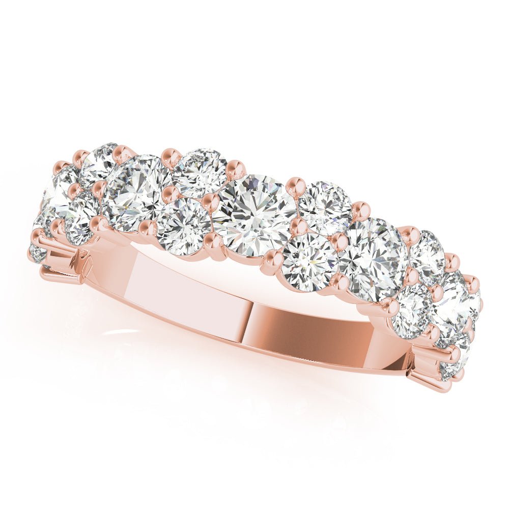 2.18CT Shared Prong Wedding Ring - Wedding Band - Design Jewellers Edmonton