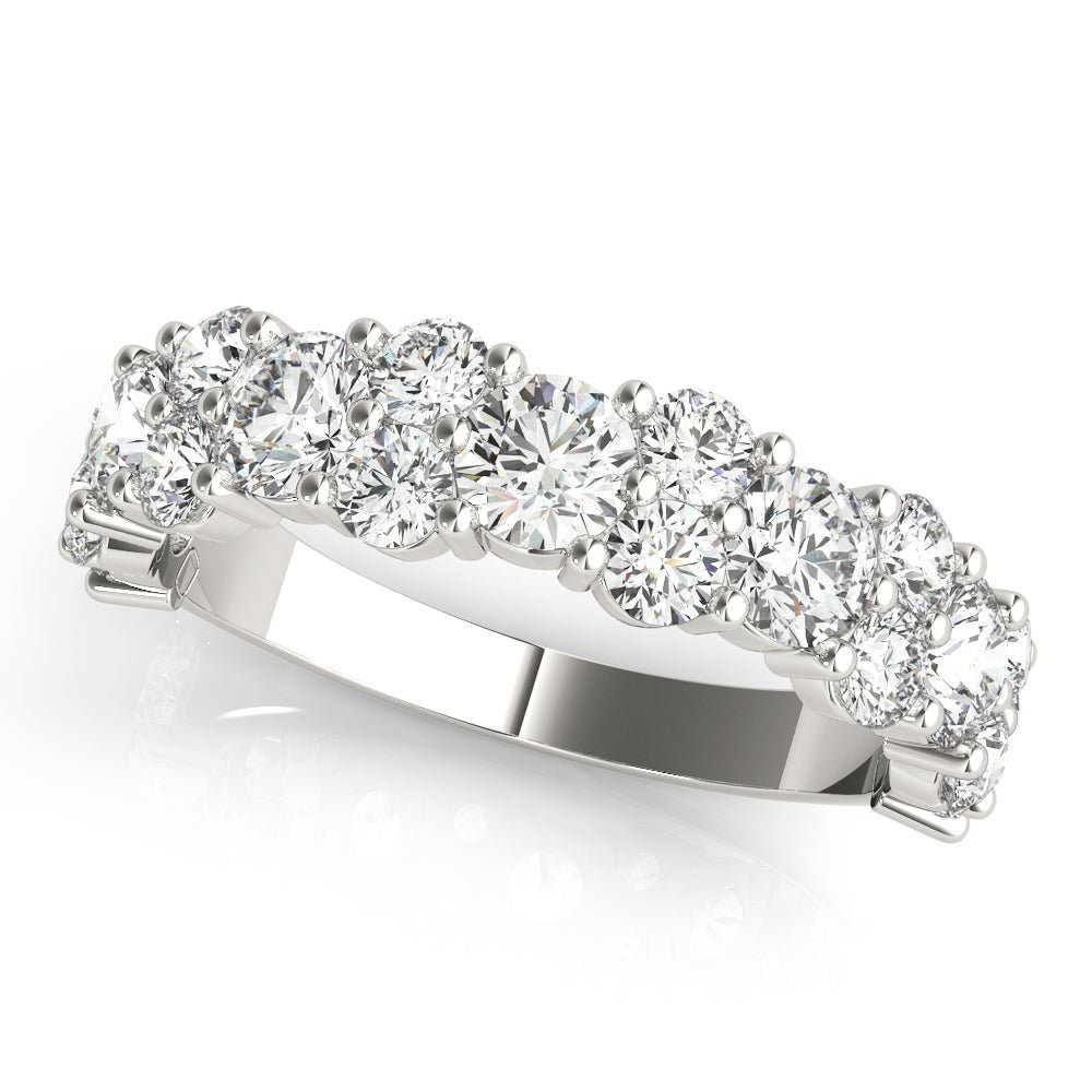 2.18CT Shared Prong Wedding Ring
