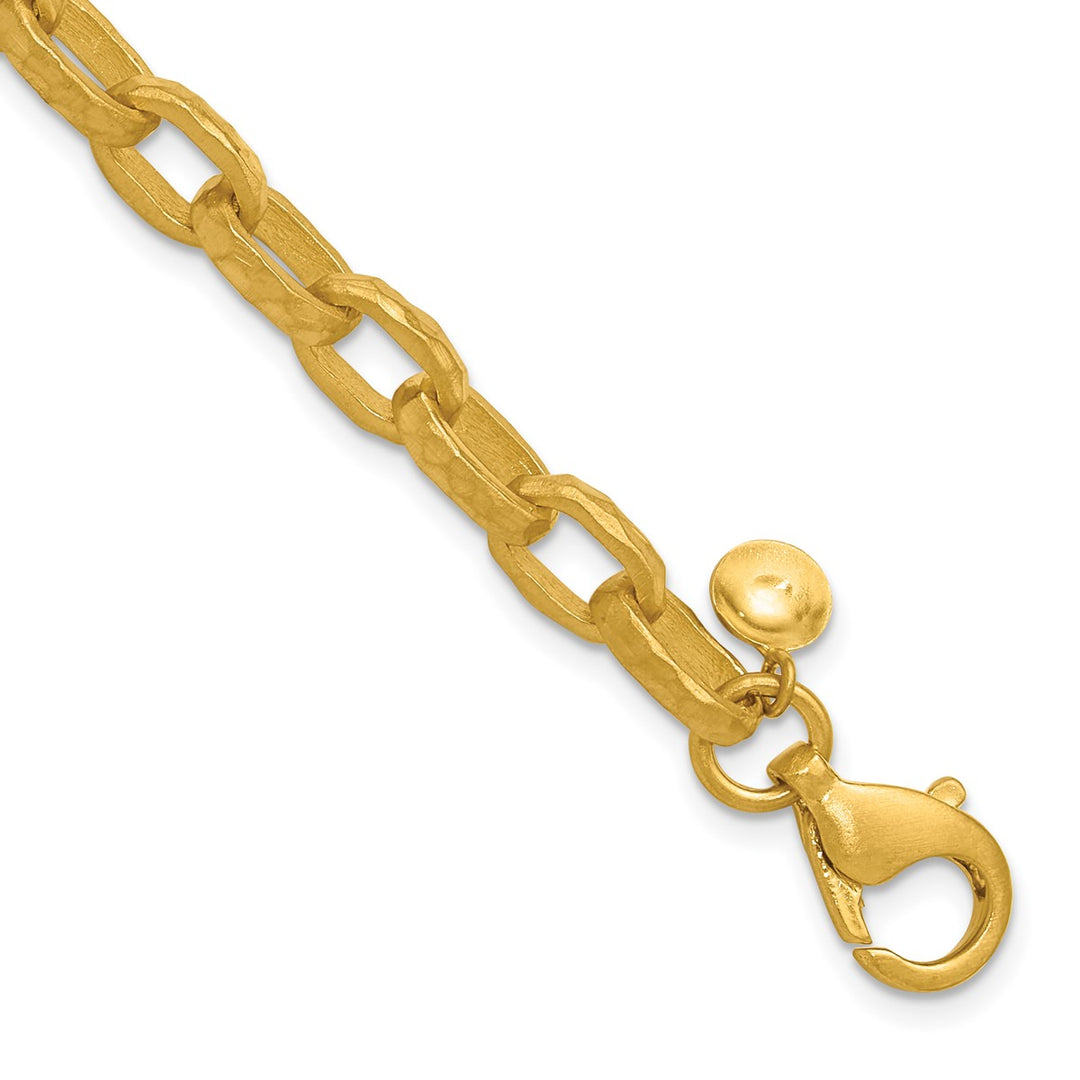 Gold 6.5mm Open Link Chain, 8"