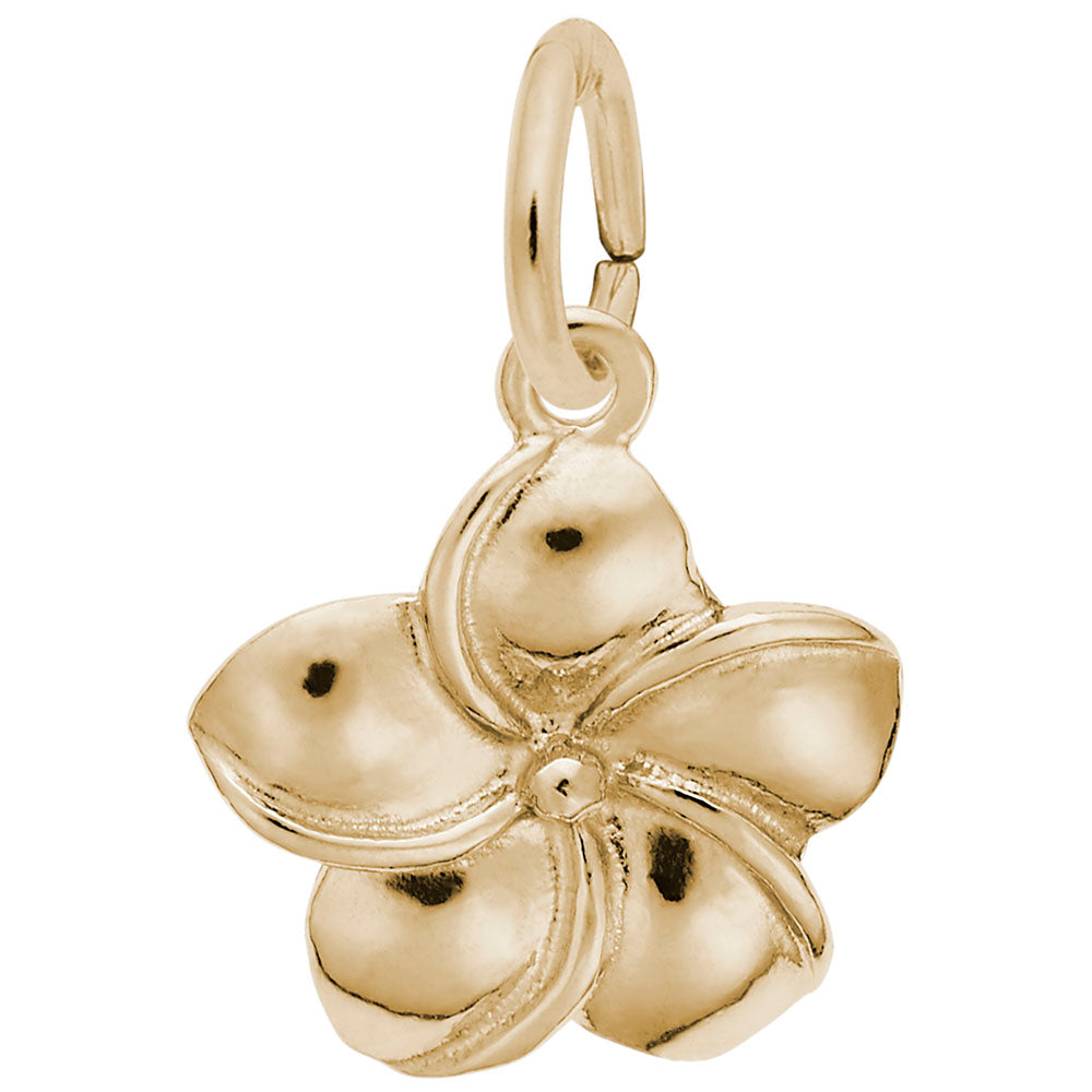 Plumeria Flower Charm - View 1