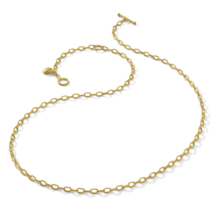 Gold 2.45mm Cable Necklace, 16"