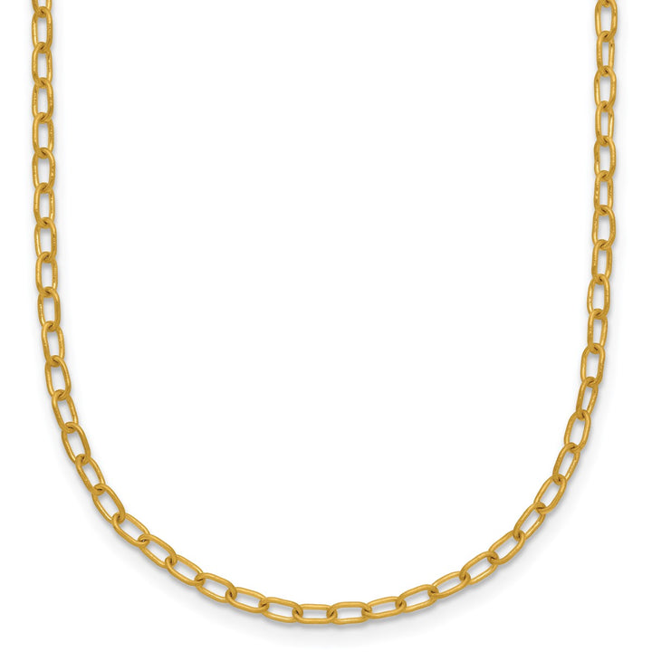 Gold 2.45mm Cable Necklace, 16"