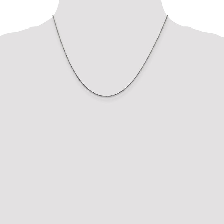 Gold 0.8mm Spiga (Wheat) Chain, 18"