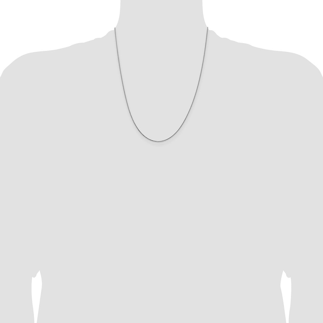 Gold 0.8mm Spiga (Wheat) Chain, 22