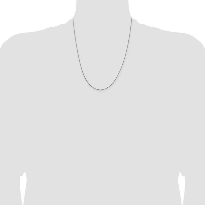 Gold 0.8mm Spiga (Wheat) Chain, 22"