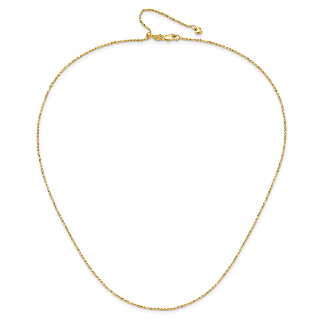 Gold 1.2mm Rope Chain, 22