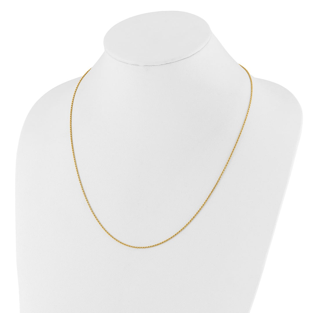 Gold 1.2mm Rope Chain, 22