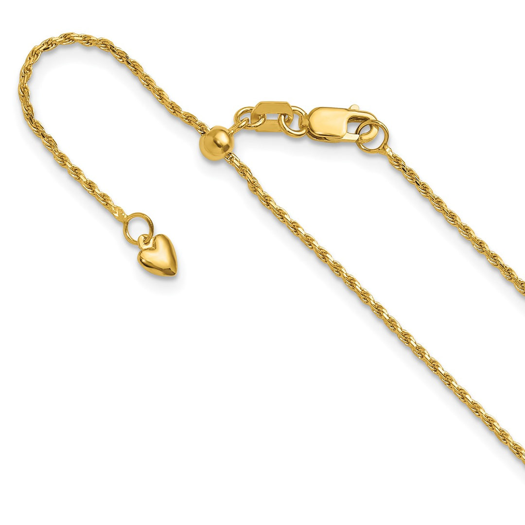 Gold 1.2mm Rope Chain, 22"