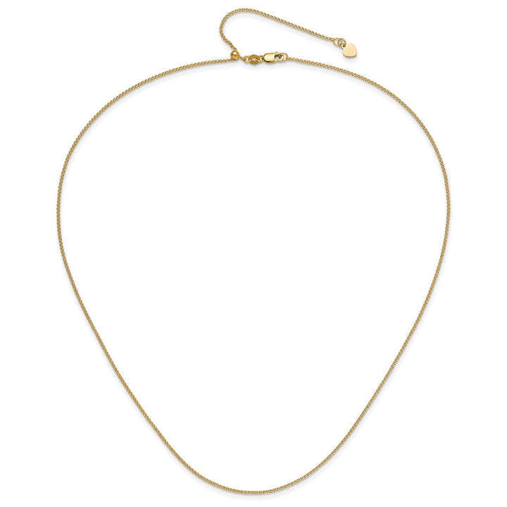 Gold 1.2mm Curb Necklaces, 22"