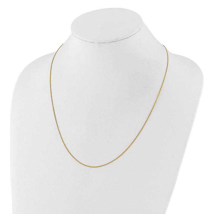 Gold 1.2mm Curb Necklaces, 22"