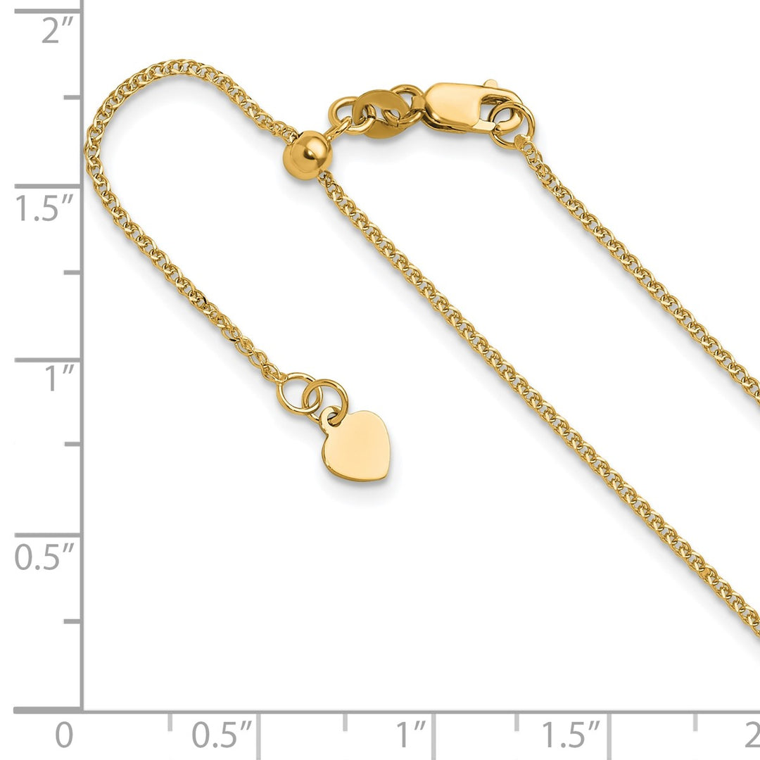 Gold 1.2mm Curb Necklaces, 22