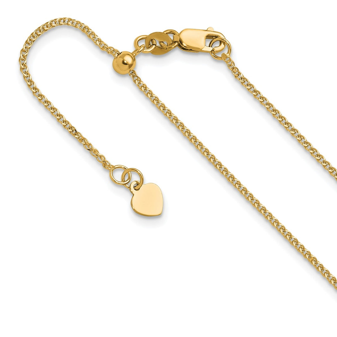 Gold 1.2mm Curb Necklaces, 22"