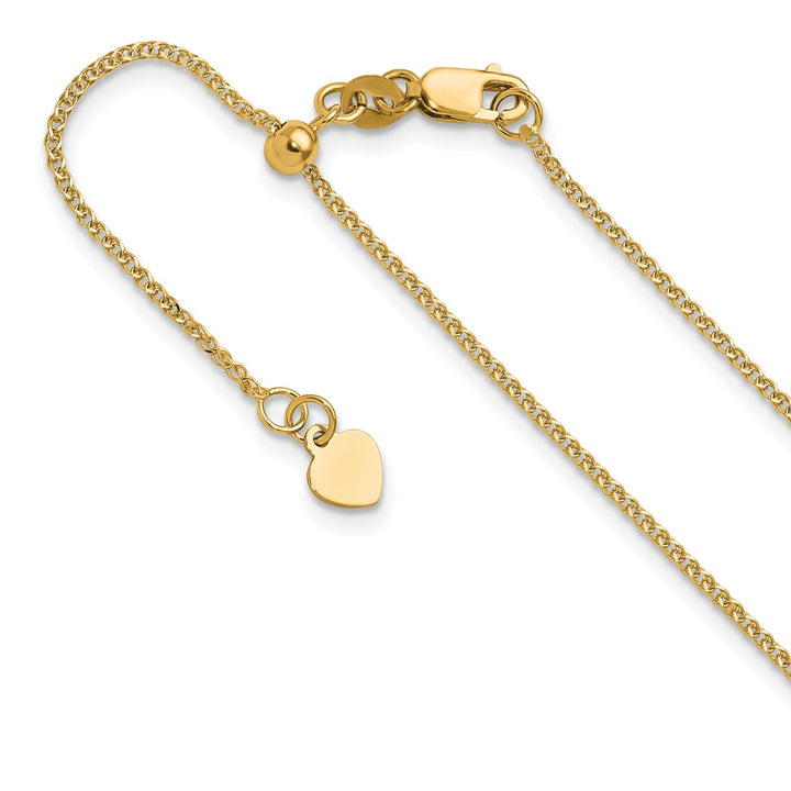 Gold 1.2mm Curb Necklaces, 22"