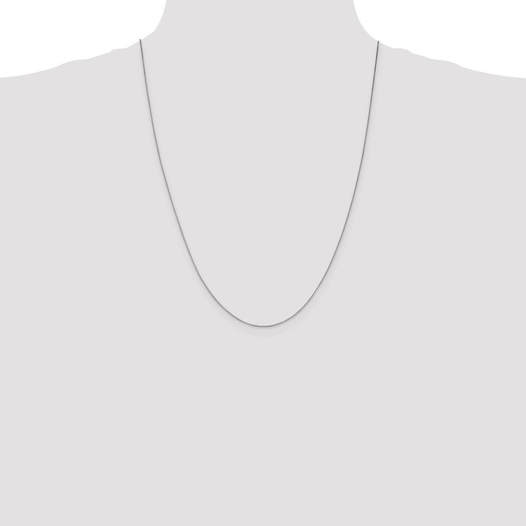 Gold 0.7mm Box Chain, 24