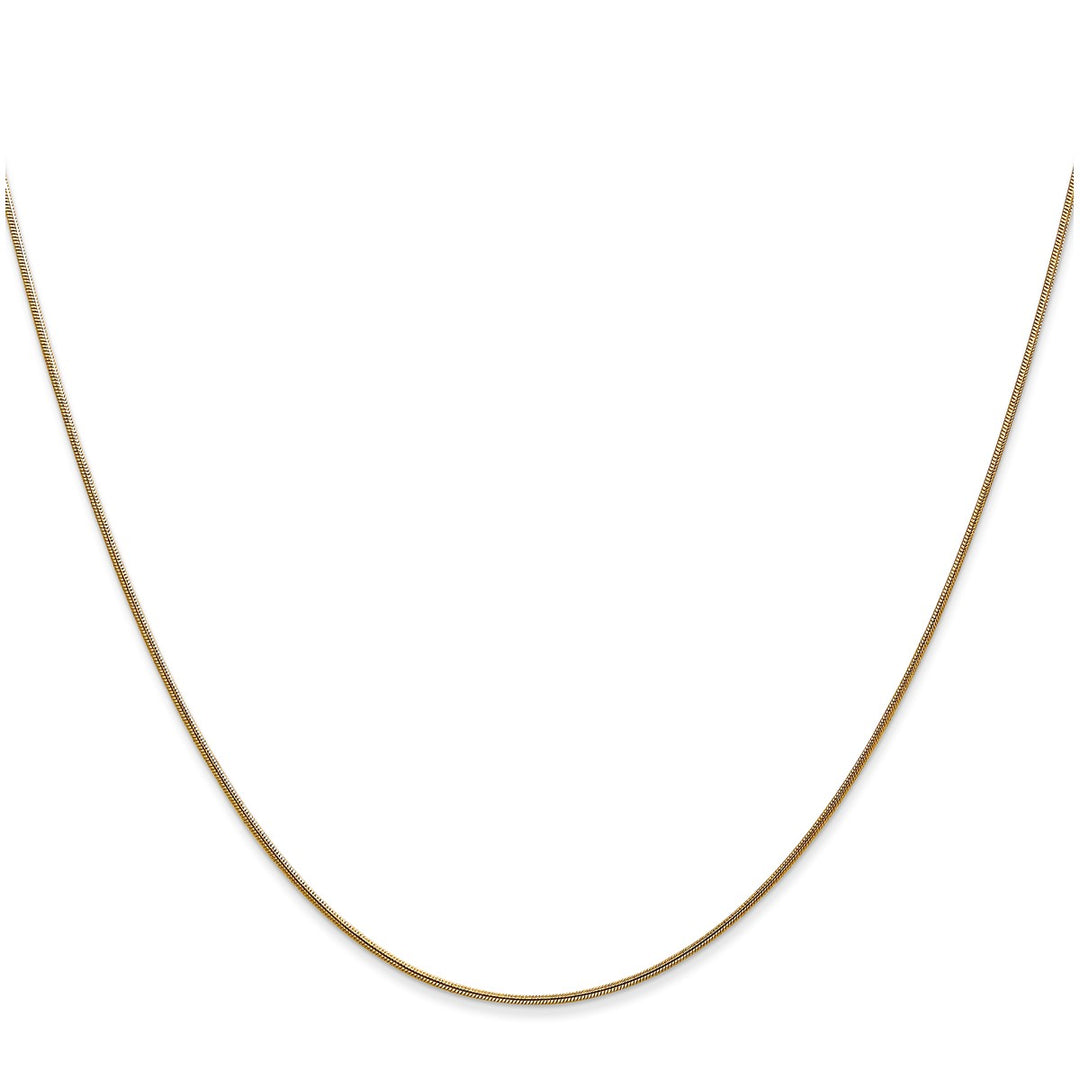 Gold 0.8mm Snake Chain, 18