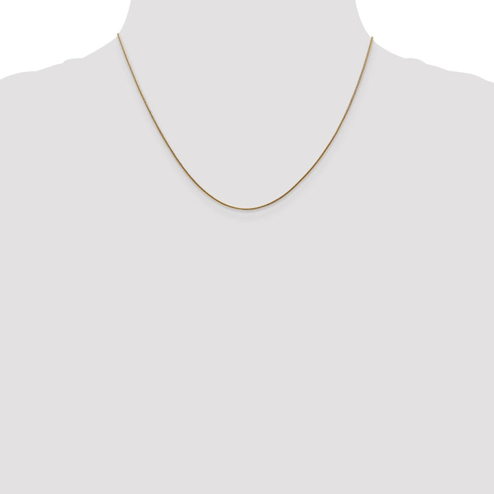 Gold 0.8mm Snake Chain, 18"