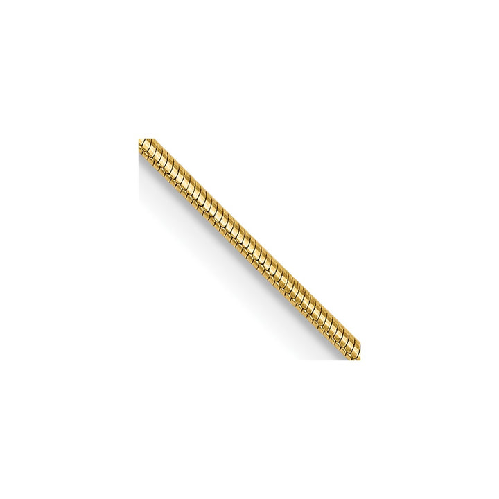 Gold 0.8mm Snake Chain, 18"