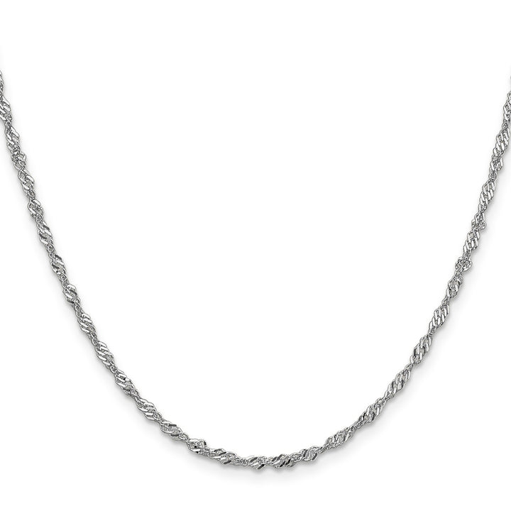 Gold 1.9mm Singapore Chain, 24"
