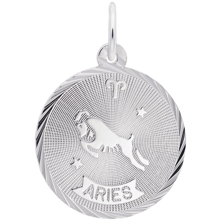 Aries Constellation Disc Charm