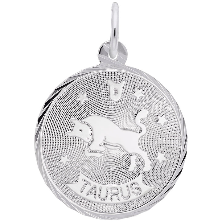 Taurus Constellation Disc Charm - View 1